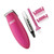 BaByliss Pro Babyliss Forflex Palm Pro Trimmer Pink, handheld pink personal grooming trimmer with interchangeable blades and attachments.