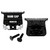 Monster Trimmers Nano Gap Replacement Blade, black clipper blade with fine teeth and mounting screws for grooming trimmers.