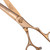 Matakki Ikon Hairdressing Scissor, close-up image showing the gold-colored professional hair cutting scissors with an ergonomic design and razor-sharp blades for precise grooming.