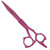 Matakki Pink Ninja Limited Edition 6.0" Hairdressing Scissor, pink color professional hair cutting scissors with ergonomic finger rings and a sleek design.