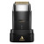 Andis ProFoil PlusII Shaver, close-up of the electric foil shaver with a sleek black and gold design on a charging stand.