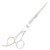 Matakki Matakki Arrow Left Handed 7 inch Hairdressing Scissor, stainless steel professional hair cutting scissors with ergonomic finger rings for precise salon styling.