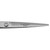 Matakki Orichi 6 inch Left Handed Hairdressing Scissor, close-up view of the hair cutting scissors with a sleek silver finish and the brand name engraved on the handle.