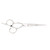 Matakki Nova 3 star Left Handed Hairdressing Scissor, high-quality professional hair cutting scissors with a sleek design.
