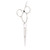 Matakki Nova 3 star Left Handed Hairdressing Scissor, professional stainless steel scissors with ergonomic design for precise hair cutting.
