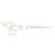 Matakki MatakkI Arrow Left Handed Scissor and Thinner Set, silver professional hairdressing scissors with a sleek design.