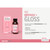 Osmo Ikon Glossy Gloss Toner 60ml, pink bottle of semi-permanent gloss toner with matching box.