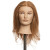 Pivot Point Alyse Solid - 100% Human Hair Mannequin (Small), mannequin head with realistic facial features and long, auburn human hair for hairstyling practice.