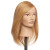 Pivot Point Diane Solid - 100% Human Hair Mannequin (Small), mannequin head with straight, light blonde human hair for hairstyling practice.