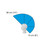 Pivot Point Viola Human Hair Training Head - hair length guide