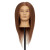 Pivot Point Kate Uniform Cap - 100% Human Hair Snap Cap (Small), a realistic mannequin head showcasing the wig with straight, reddish-brown human hair.