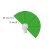 Pivot Point Kate Uniform Cap - 100% Human Hair Snap Cap (Small), image showing size measurement diagram with head circumference of 36 cm (14 inches) for fitting small-sized caps.