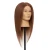 Pivot Point Kate Uniform Cap - 100% Human Hair Snap Cap (Small), hair wig displayed on a mannequin head with long, straight, reddish-brown hair.