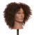 Pivot Point Amber Uniform - 100% Human Hair Mannequin (Small), professional mannequin with curly amber-colored human hair for hairstyling practice.