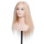 Pivot Point Ingrid - Human Hair Mix Premium Mannequin, realistic mannequin head with long, straight blonde human hair for hairstyling practice and display.