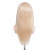 Pivot Point Ingrid - Human Hair Mix Premium Mannequin, blonde mannequin head with straight human hair for hairstyling practice and display.