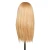 Pivot Point Madi Uniform Cap Extra Long - 100% Human Hair Snap Cap (Small), blonde human hair wig with straight long hair on display.