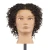 Pivot Point Amber Uniform Cap - 100% Human Hair Snap Cap (Small), curly black wig on mannequin head