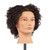 Pivot Point Amber Uniform Cap - 100% Human Hair Snap Cap (Small), close-up of a mannequin head wearing a curly black human hair cap.
