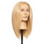 Pivot Point Bridgette Marie Cap, 100% Human Hair Snap Cap in Medium, showcasing a natural blonde wig with straight hair on a mannequin head.