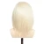 Pivot Point Sophia - 100% Natural Hair Premium Mannequin, front view of a blonde hair mannequin with smooth, well-styled natural hair.