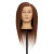 Pivot Point Robin Uniform Cap - 100% Human Hair Snap Cap (Small), a mannequin head displaying a brown, straight, and natural-looking human hair wig.