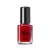 The EDGE Nails Coloured Nail Polish Milan 11ml, red nail polish bottle with black cap, showing vibrant red color, on a white background.