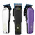 Gamma+Alpha UP Clipper, professional grooming hair clipper with black, white, and purple color options featuring adjustable blades.