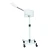 SIBEL Facial Steamer Aster, white facial steamer with adjustable stand and wheels for easy mobility.