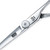 Kasho Design Master Series Left Handed Hairdressing Scissors, close-up of professional stainless steel scissors with adjustable tension dial and ergonomic handle for precision haircutting.