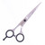 Kobe Classic 22 Left Handed Hairdressing Scissors, stainless steel scissors with ergonomic black and silver handles, precision blades for professional haircutting.