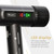 Wahl Vanquish Hair Dryer - Midnight Blue, close-up of the LED display showing temperature, snowflake, and airspeed icons.