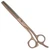 Tri TRi Essential Slim Rose Gold Scissors and Thinner Set - 6 inch, image of rose gold-colored professional hair thinning scissors with a sleek design and adjustable tension screw.