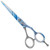 Cricket Shear Xpressions Rhapsody Blue 5.75 inch limited edition scissors, with a vibrant blue marbled handle design and sharp blades.