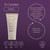 Kaeso Pro-Col Restoring Mask with Added Tri-Complex, image of a skincare product tube and infographic detailing its ingredients and benefits, set on a purple background.