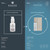 Kaeso H2O Hydrating Serum With Added Tri Complex 30ml, clear glass bottle with white cap and minimalistic design, designed for hydrating and brightening dehydrated skin.