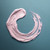 Kaeso Foot Care Menthol-Mint + Mandarin Foot Lotion, pink cream swirled in a circular shape on a light teal background.