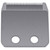 Wahl 1046-500 Replacement Trimmer Blade, metallic gray rectangular blade with fine comb teeth and two mounting holes.