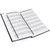 Inside of the 3-column Agenda Hair Appointments Book