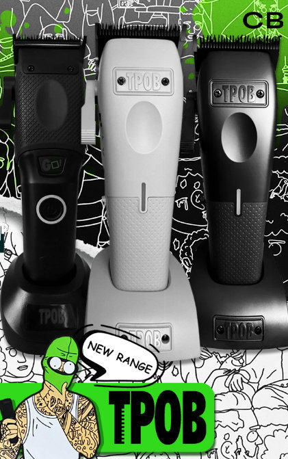 TPOB Electrical hair clipper, trimmers, and foil shavers, and accessories
