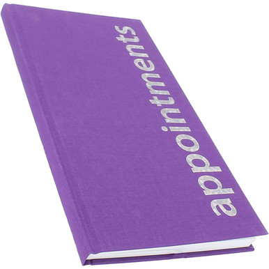 Agenda appointment book 3 column - Purple, view 2
