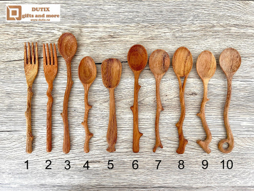 Funky Shape Wooden Spoons