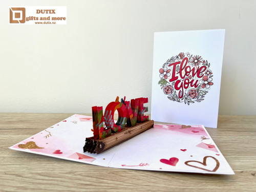 3D Pop Up Card Love