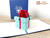 3D Pop Up Card Blue Gift Box
