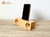 Wooden Sound Amplifier Phone Holder Charging Dock