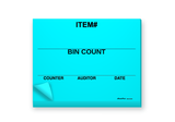 Bin Count Full Pad in Bright Blue