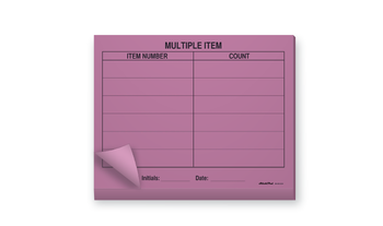 Multiple Item Full Pad in Purple