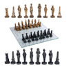 Egyptian Chess Set with Glass Board