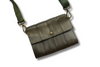 Foldover Crossbody Clutch, Army Green