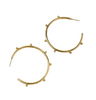 Bhavani Gold Dot Hoops